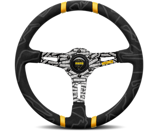 Momo ULTRA Sim Steering Wheel, 350mm Black/ Yellow