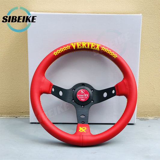 Vertex Forever Sim Steering Wheel Red Leather